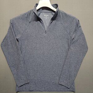 RHONE Pullover Quarter Zip Shirt Men Small Gray Athletic Golf Lightweight